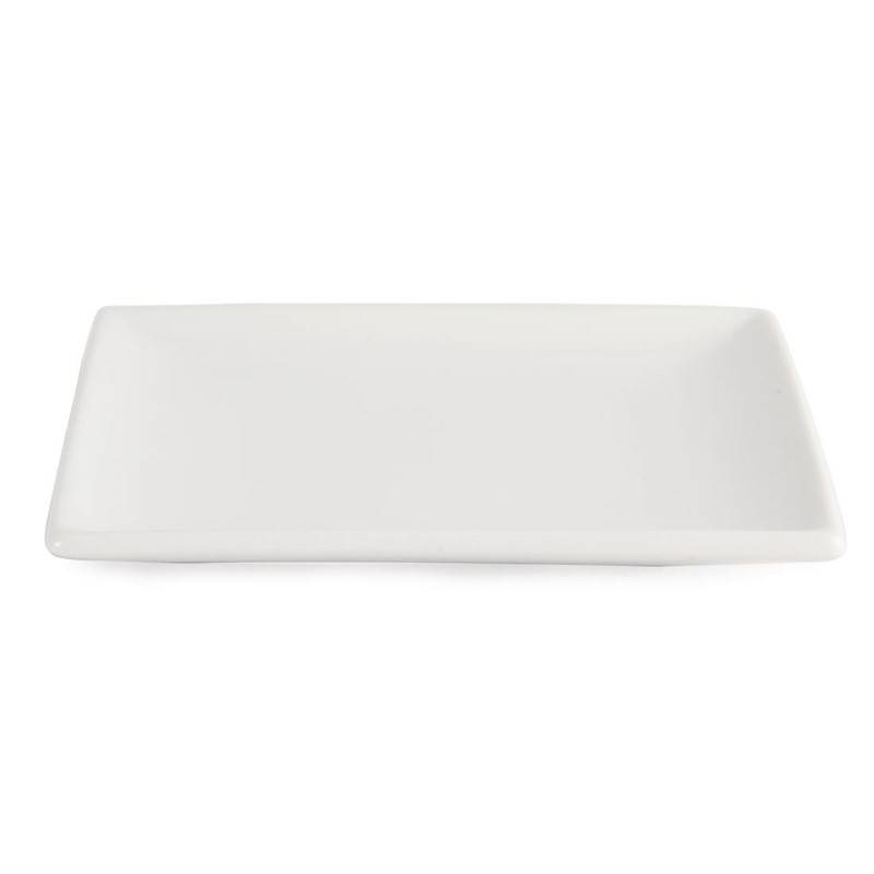 Olympia Olympia Whiteware rounded square plate