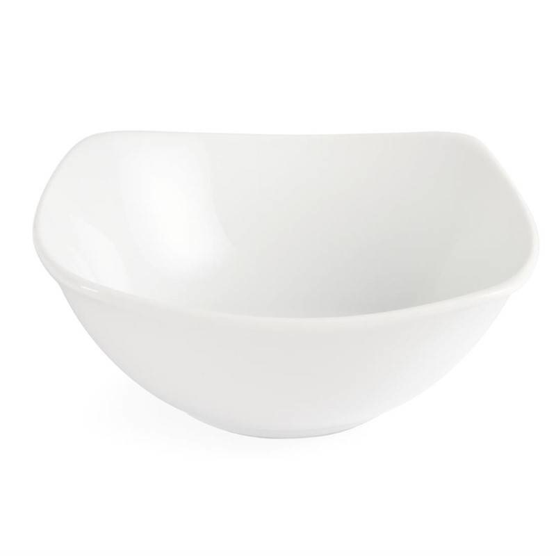 Olympia Olympia Whiteware rounded square dish