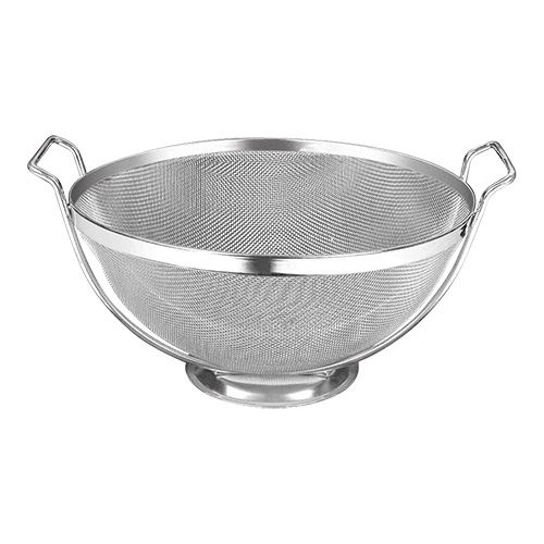 Stainless steel colander with a fine mesh, diameter 26 cm