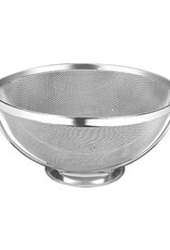 Stainless steel colander with a fine mesh, diameter 30 cm