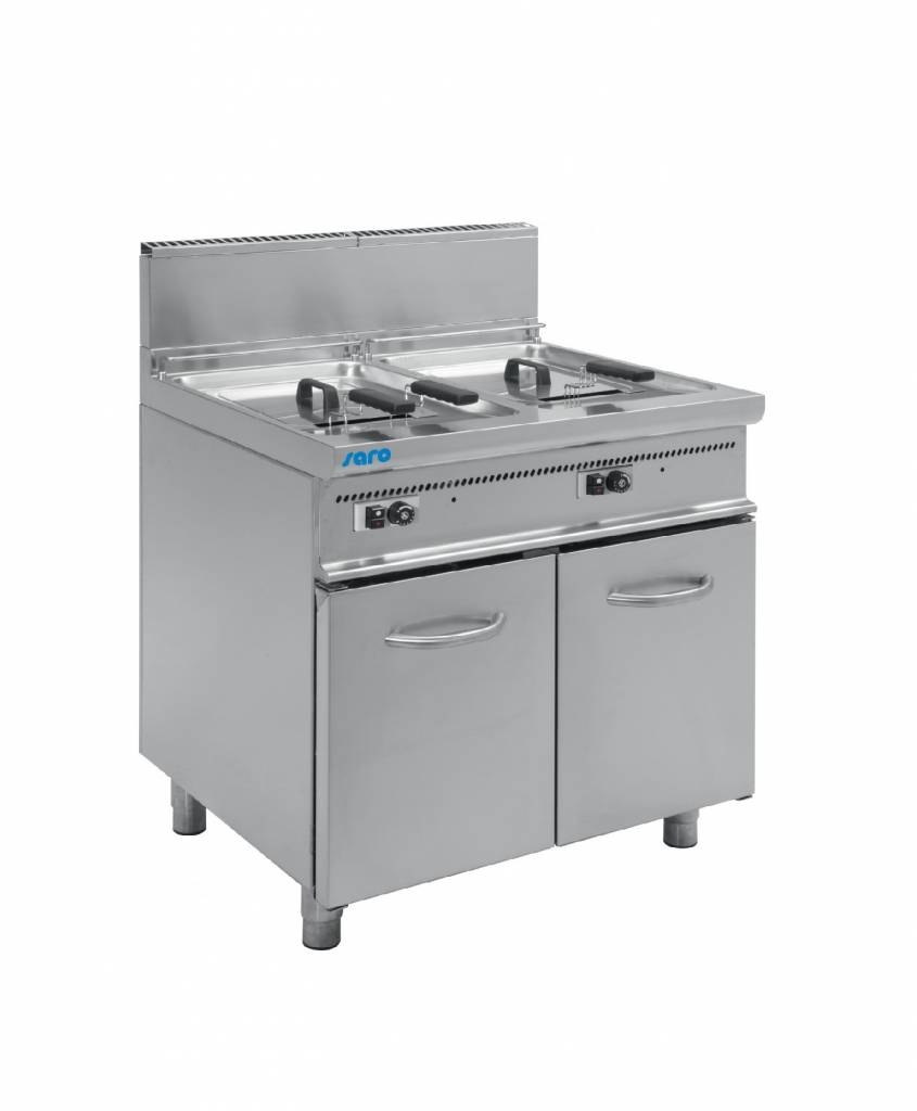 Saro Saro Gas Friteuse 2 x 13 Liter