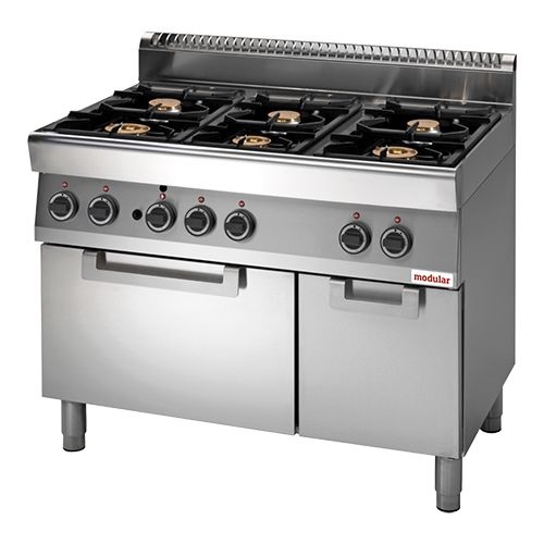 Modular Modular gas stove with gas oven