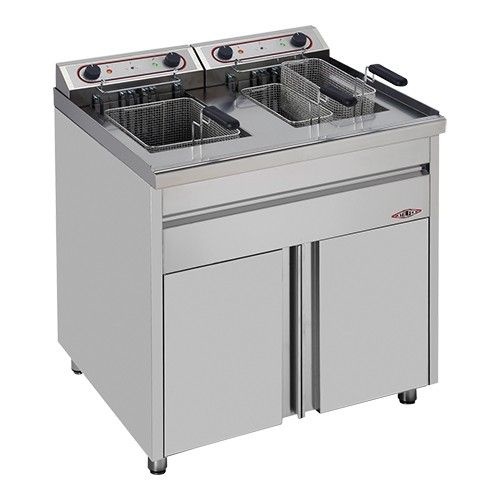 Romanschrijver Pessimist Glimlach Stilfer elektrische friteuse 2 x 20 liter - Baking and Cooking