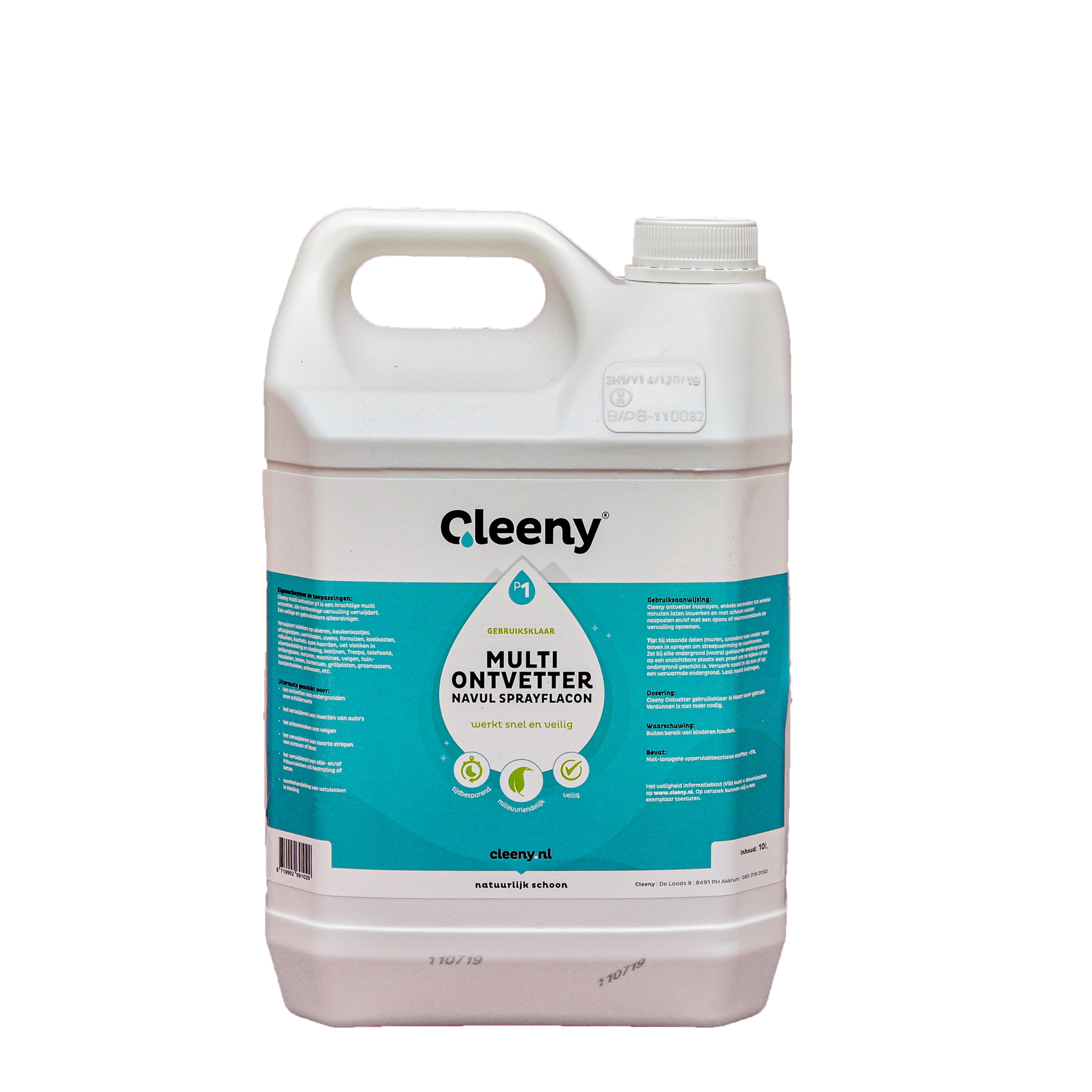 Cleeny Cleeny P1 degreaser, 10 liters Can ready for use