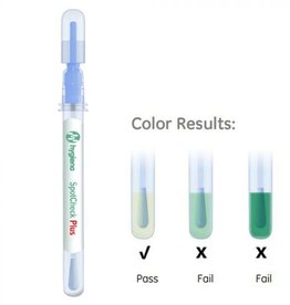 Hygiena SpotCheck Glukose- / Laktoserückstands-Farbtest (100 Stk.)