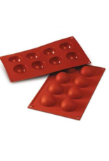 Silikomart Silikon-Backform / Backmatte - 8 Halbkugeln