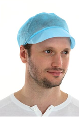 Hygiene cap with tip, blue