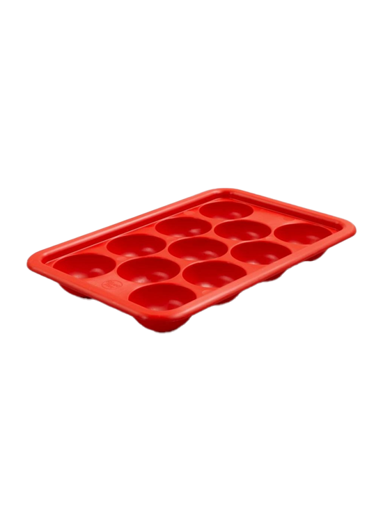 Scaritech Deegrijsplaat ( Pizza ) - rood