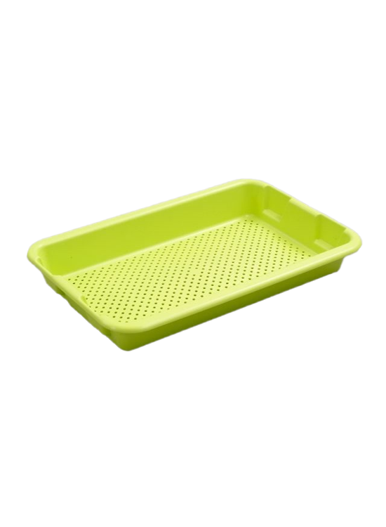 Scaritech Tropfschale 600 x 400, Grün (perforierter Boden)