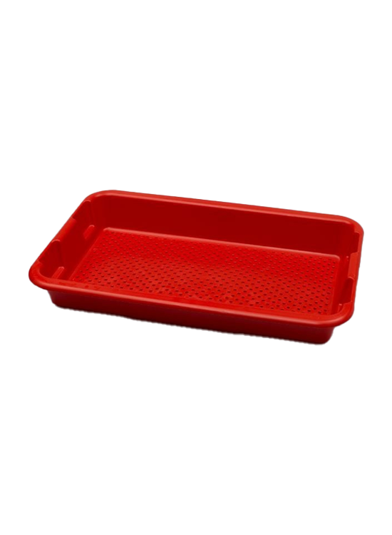 Scaritech Drip tray 600 x 400, red (perforated bottom)
