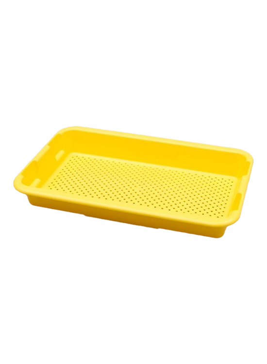 Scaritech Drip tray 600 x 400, yellow (perforated bottom)