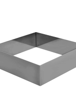 Schneider GmbH Stainless steel tart rings square