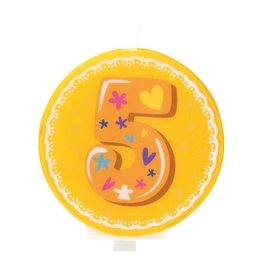 Lily Deco Number candle - 5