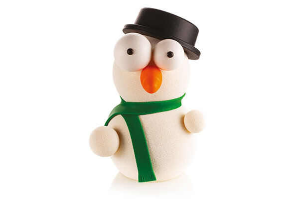 Silikomart 3D chocolate shape Snowman