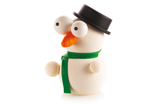 Silikomart 3D chocolate shape Snowman