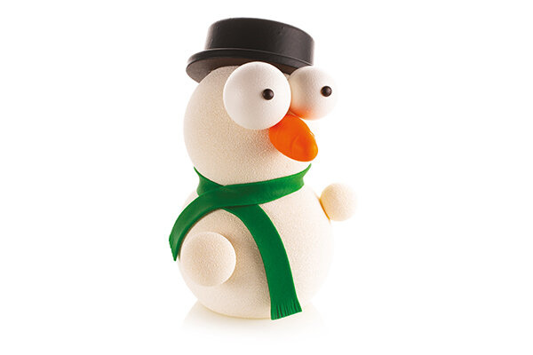 Silikomart 3D chocolate shape Snowman