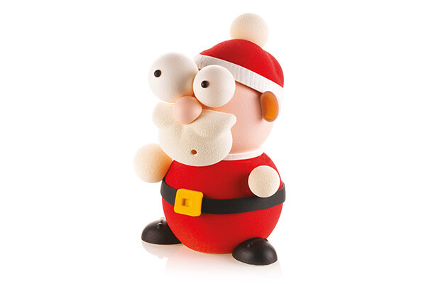 Silikomart 3D Schokoladenform Weihnachtsmann