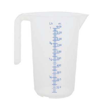 Schneider GmbH Plastic measuring cup 1 liter - with open handle