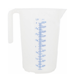 Schneider GmbH Plastic measuring cup 2 liter - with open handle