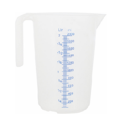 Schneider GmbH Plastic measuring cup 2 liter - with open handle