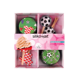 Silikomart Cupcake-Set EM/WM Fußball