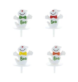 Lily Deco Plastic Halloween ghosts (4 pieces)