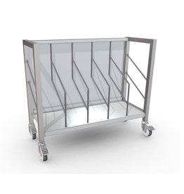 van 't Wout Stainless steel bag trolley