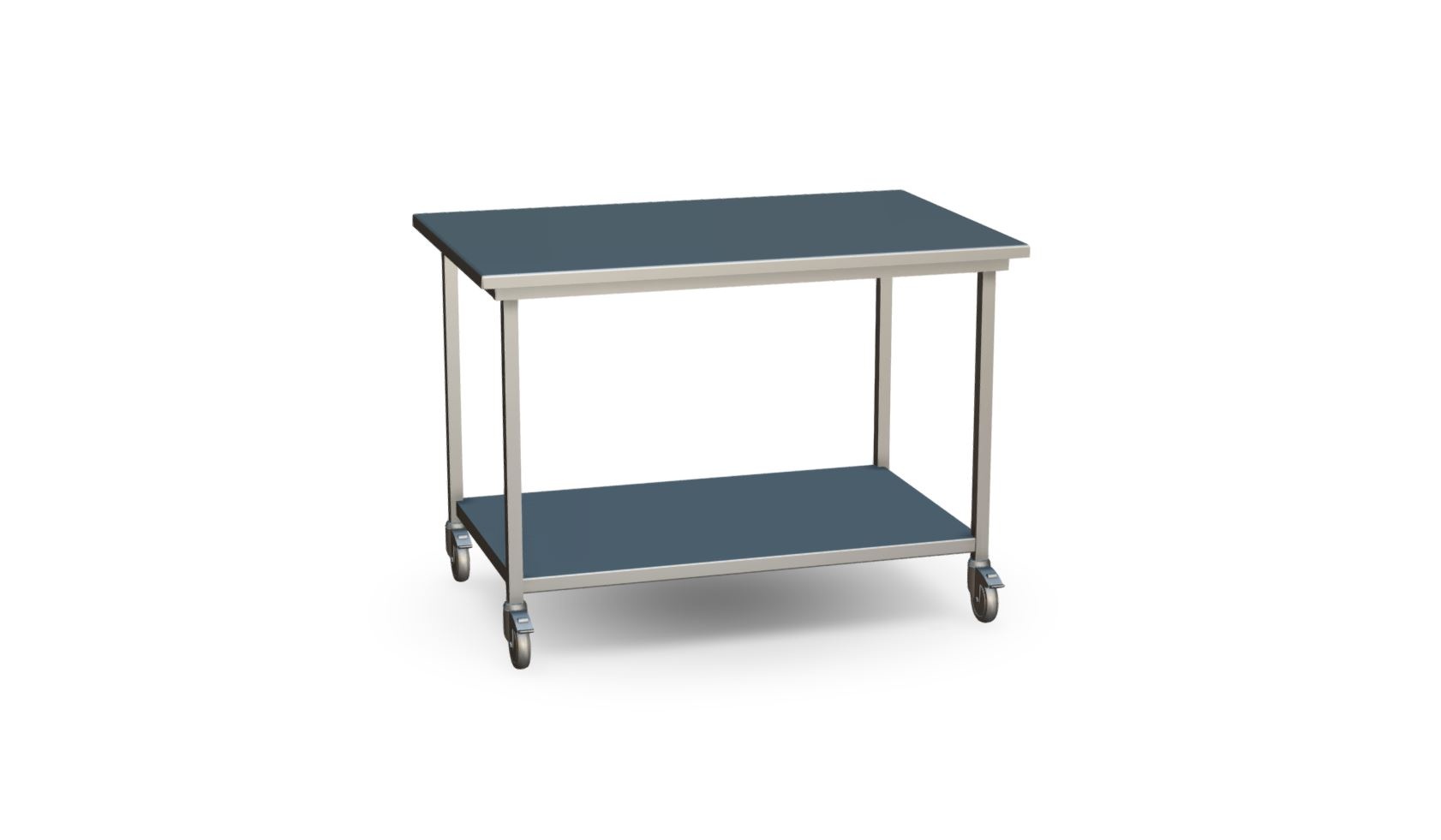 van 't Wout Stainless steel workbench 140 x 90 x 100 cm
