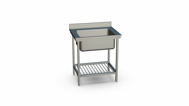 van 't Wout Stainless steel sink 90 x 70 x 100 cm