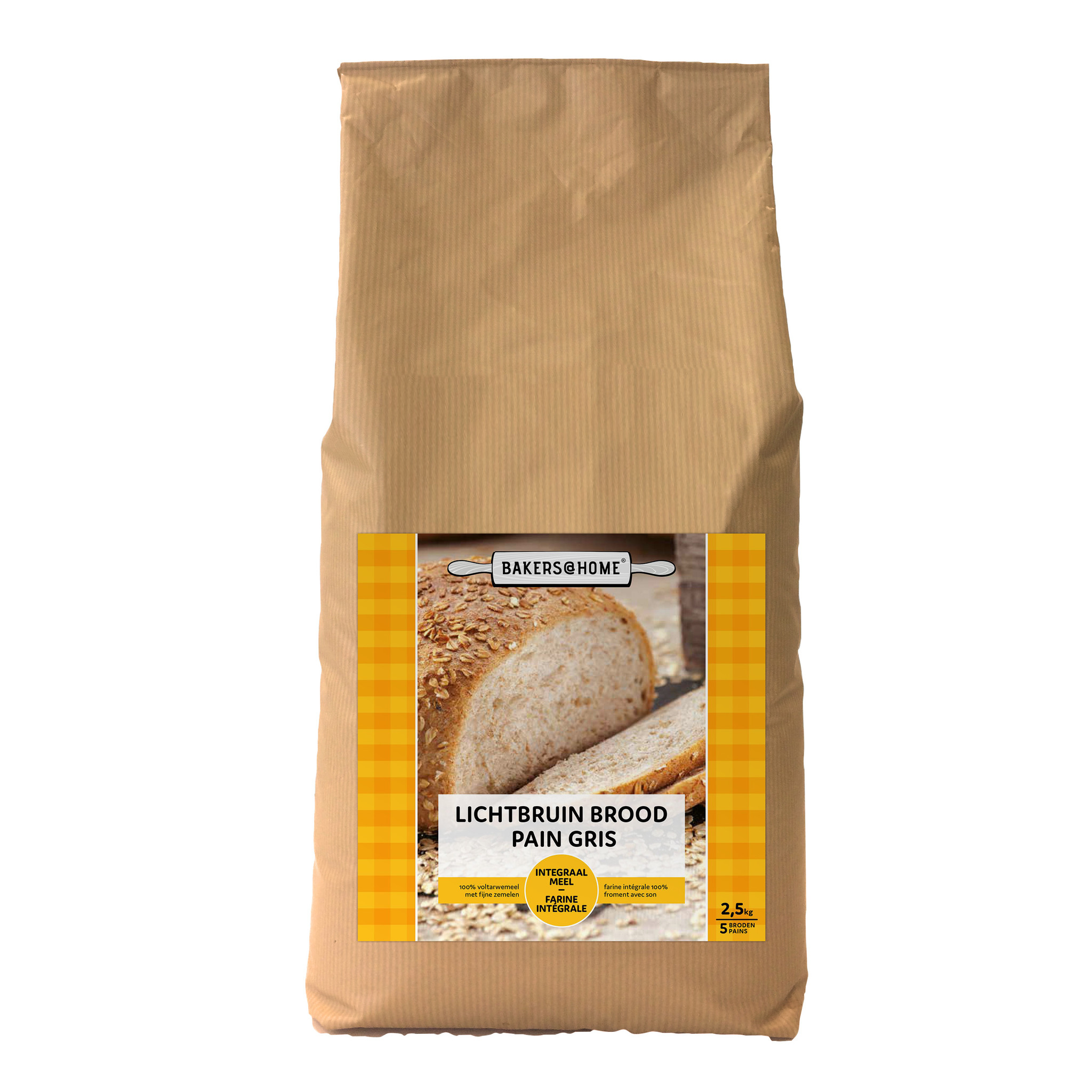 Bakers@Home Lichtbruin brood - (beperkte houdbaarheid)