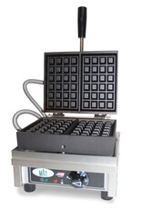 Krampouz Electric heating waffle iron - single - 4x6 Brussels waffles