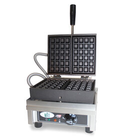 Krampouz Elektrisches Aufwärm Waffeleisen - einzeln - 4x6 Brüsseler Waffeln