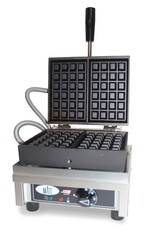Krampouz Elektrisches Aufwärm Waffeleisen - einzeln - 4x7  Lütticher Waffeln