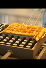 Krampouz Electric waffle iron (180° rotation system) - single - 4x6 Brussels waffles