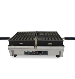 Krampouz Elektrisches 180° Waffeleisen - einzeln - 4x7  Lütticher Waffeln
