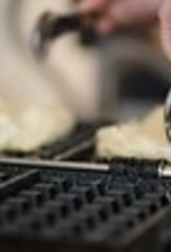 Krampouz Elektrisches Waffeleisen (180° Drehsystem) - einzeln - 4x7  Lütticher Waffeln