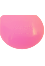 Scaritech Halbrunder Teigschaber rosa (10er Set)