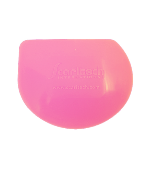 Scaritech Halbrunder Teigschaber rosa (10er Set)