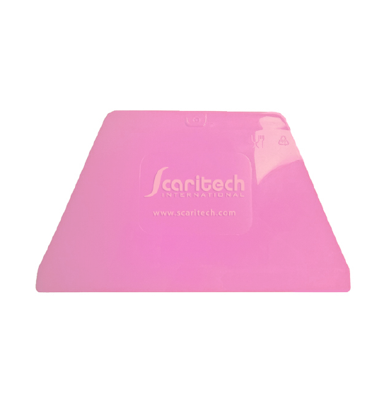 Scaritech Trapez-Teigschaber rosa (10er-Set)