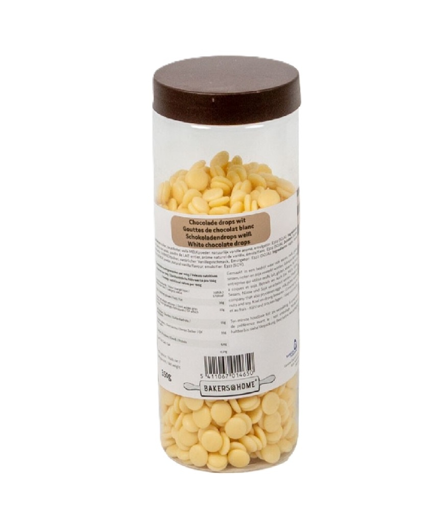 Bakers@Home Chocolate drops -white chocolate