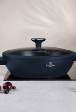 Berlinger Haus Berlinger Haus - Braadpan met deksel - Mat blauw - Ø28 cm
