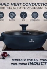 Berlinger Haus Berlinger Haus - Shallow pot with lid - Mat blue - Ø28 cm