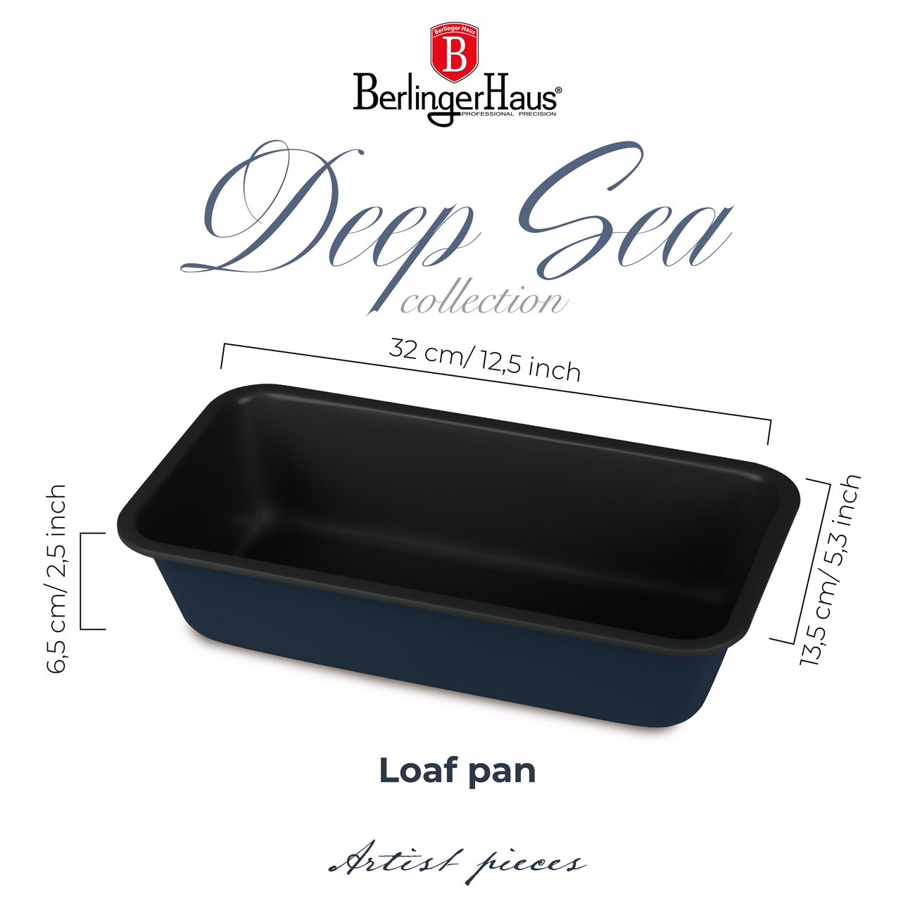 Berlinger Haus Berlinger Haus Breadform / Loaf pan - Matt blue