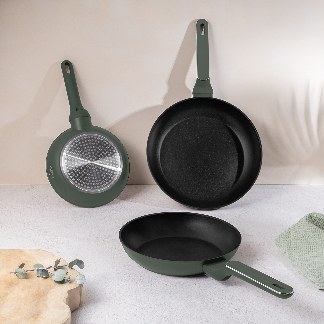 Berlinger Haus Berlinger Haus - Frying pan set - Matte green
