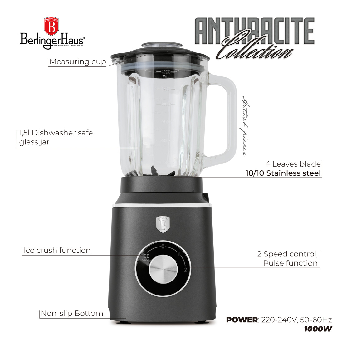 Berlinger Haus Berlinger Haus Blender / Mixer - Matt Anthrazit