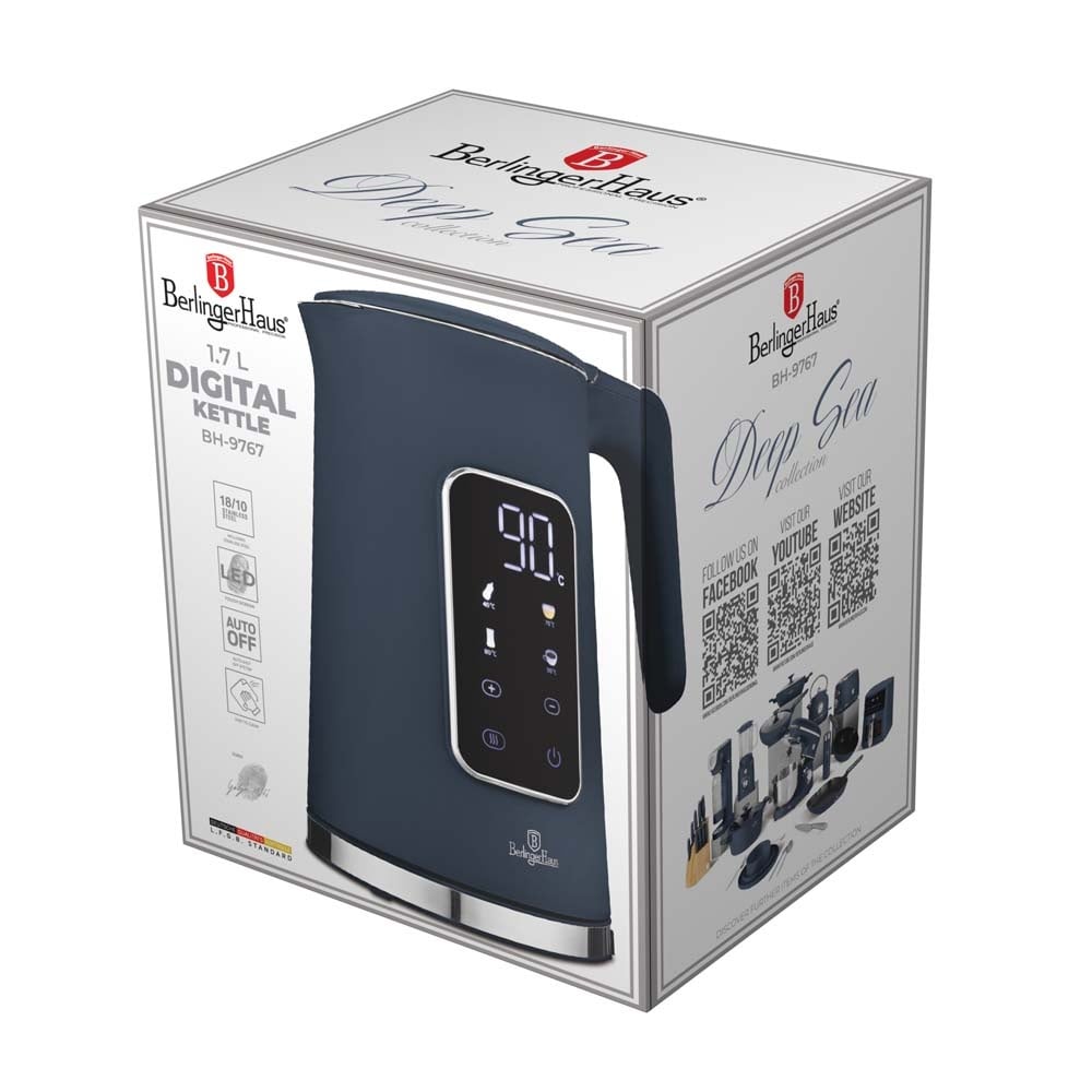 Berlinger Haus Berlinger Haus Digital electric kettle - Matt blue
