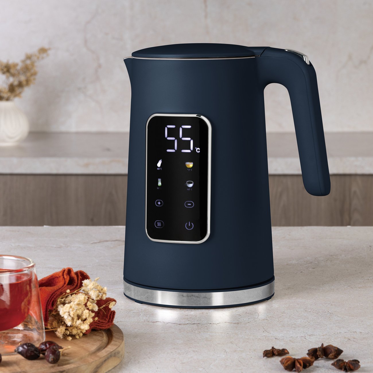 Berlinger Haus Berlinger Haus Digital electric kettle - Matt blue