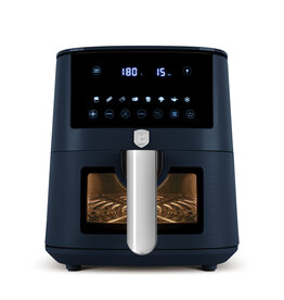 Berlinger Haus Airfryer XL / Heißluftfritteuse - 5 Liter - Matte Blau