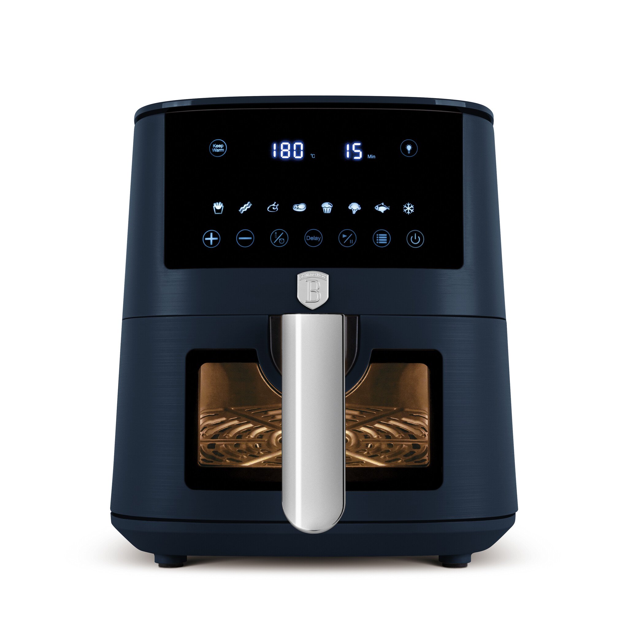 Berlinger Haus Berlinger Haus Airfryer XL / Heißluftfritteuse - 5 Liter - Matte Blau