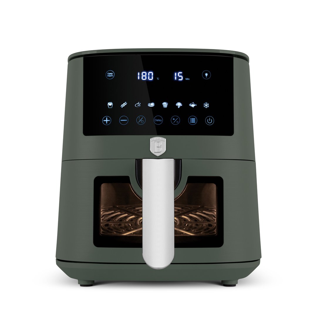 Berlinger Haus Berlinger Haus Airfryer XL / Heißluftfritteuse - 5 Liter - Matte Grün